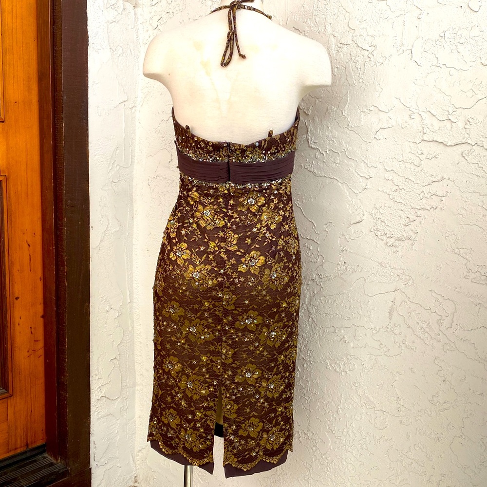MANDALAY Lace & Sequence Cocktail Dress - Picture 9 of 12